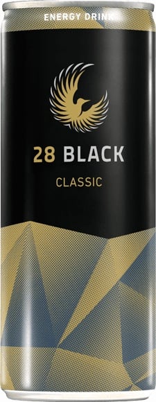 Caffeine in 28 Black Energy Drink image