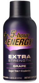 Caffeine in 5 Hour Energy Extra Strength image