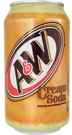 A&W Cream Soda drink