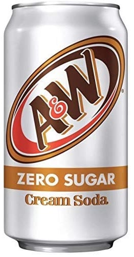 Caffeine in A&W Zero Sugar Cream Soda image