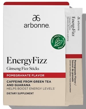 Caffeine in Arbonne Energy Fizz Stck image