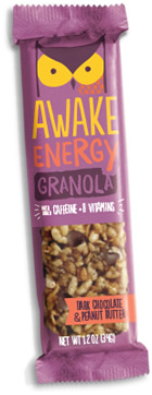 Caffeine in Awake Caffeinated Granola Bars image