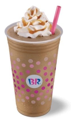 Baskin Robbins Cappuccino Blast drink