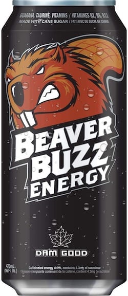 Caffeine in Beaver Buzz Energy Drink image