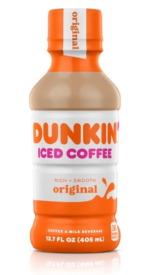 Caffeine in Bottled Iced Coffee Dunkin Donuts image