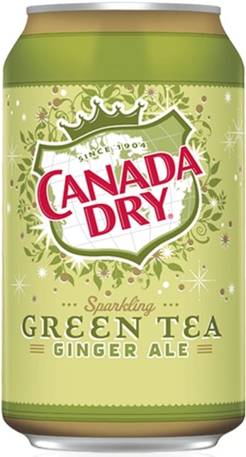 Caffeine in Canada Dry Green Tea Ginger Ale image