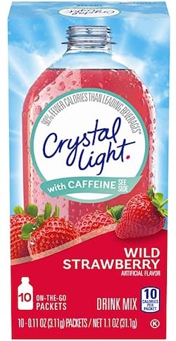 Caffeine in Crystal Light Energy Mix image