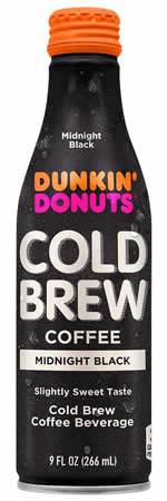 Caffeine in Dunkin Donuts Bottled Cold Brew image