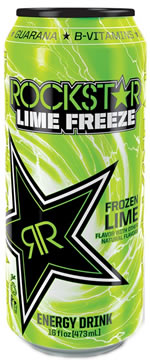 Caffeine in Rockstar Lime Freeze image