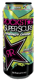 Caffeine in Rockstar Super Sours image