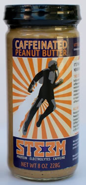 Caffeine in Steem Caffeinated Peanut Butter image