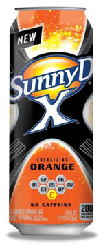 Caffeine in SunnyD X Energy Drink image