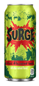 Caffeine in Surge Citrus Soda image