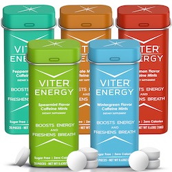 Caffeine in Viter Energy Mints image