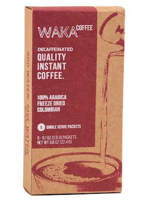 Caffeine in Waka Decaf Instant Coffee image