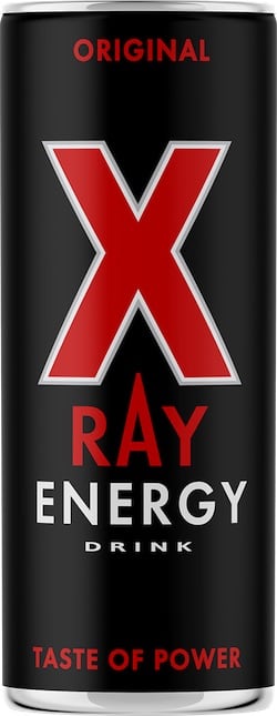 Caffeine in X Ray Energy Drink image