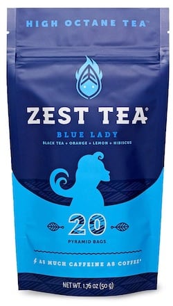 Caffeine in Zest Highly Caffeinated Tea image