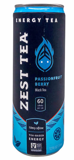 Caffeine in Zest Sparkling Tea image