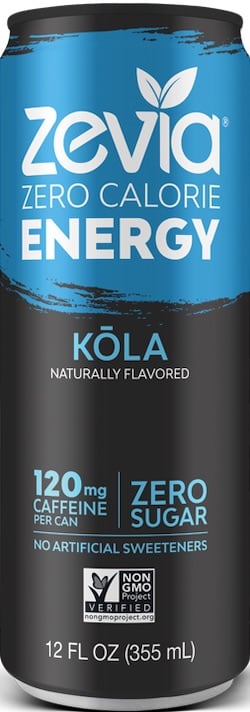 Caffeine in Zevia Energy Drink image