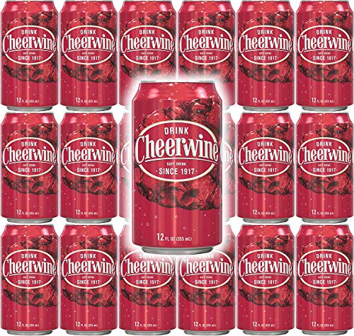 Cheerwine Soda, 12 oz can (18 cans)