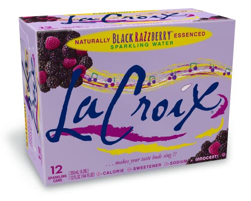 LaCroix Sparkling Water, Black Razzberry, 12 Fl Oz (Pack of 12)