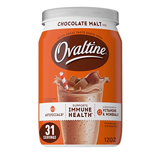 NESTLE OVALTINE Milk Flavoring Chocolate Malt (Pack of 6)