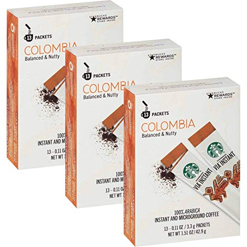 Starbucks VIA Instant Coffee, Colombia, 13 CT Pack - 3