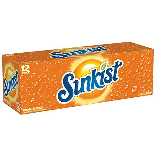 Sunkist Orange Soda, 12 fl oz cans