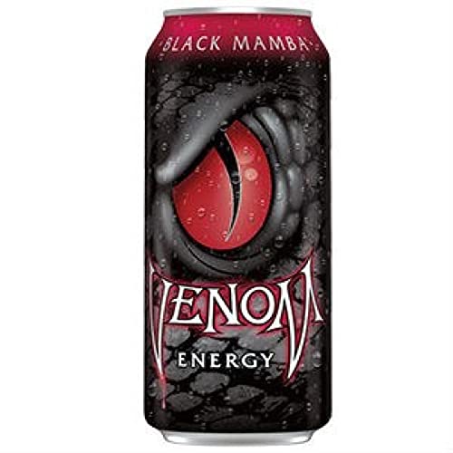 Venom Energy Drink Black Mamba, 16 oz (24 Cans)