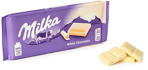 Milka (Germany) Weisse Schokolade (White Chocolate) 3-Pack