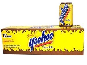 YOO HOO CHOCOLATE DRINK 12 PACK 12 OZ CANS