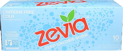 Zevia Caffeine Free Cola 12 Fl Oz (Pack of 10)