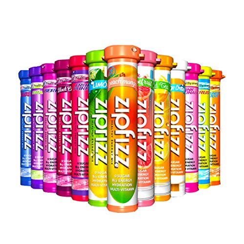 Zipfizz Healthy Energy Drink Mix - 0 Sugar - B12 Hydration Multi-Vitamin - Ultimate 13 Flavor Variety Sampler